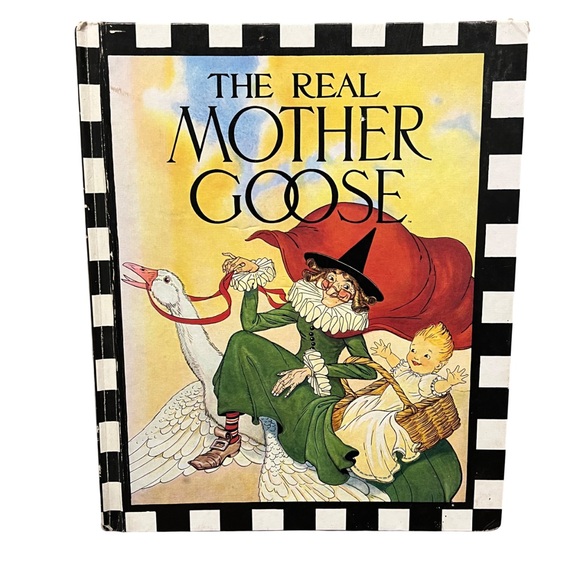 Other - The Real Mother Goose Book Vintage Illustrated by Blanche Fisher Wright